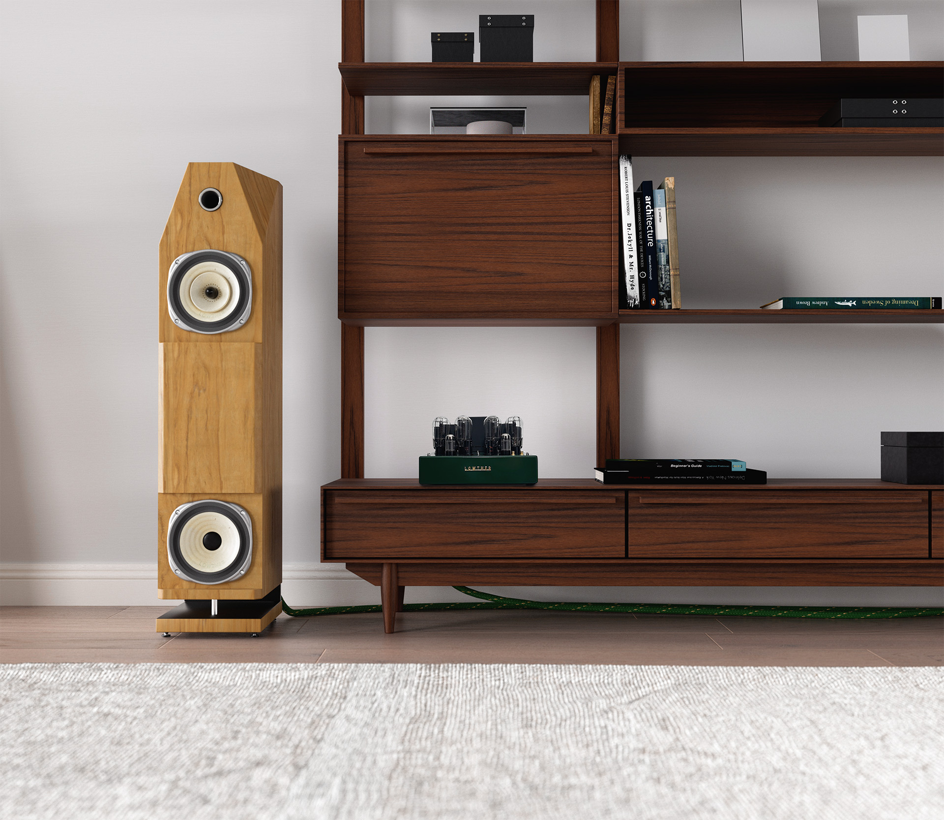 Edilia in mid-century setting with PX4